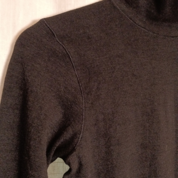 Athleta Wool Blend Sweater Women's Black Mock Neck/Turtleneck Size XS - Picture 5 of 12